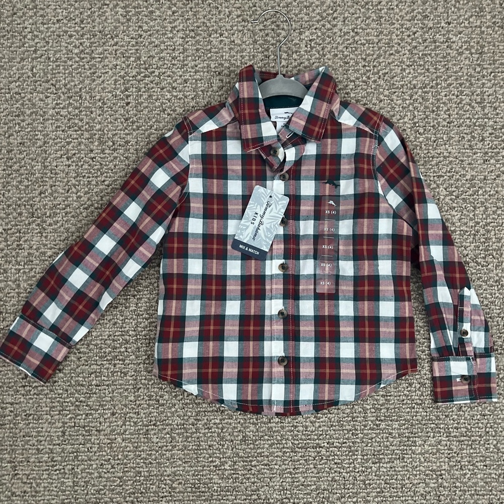 Tommy Bahama NWT 4T Button Down Shirt
